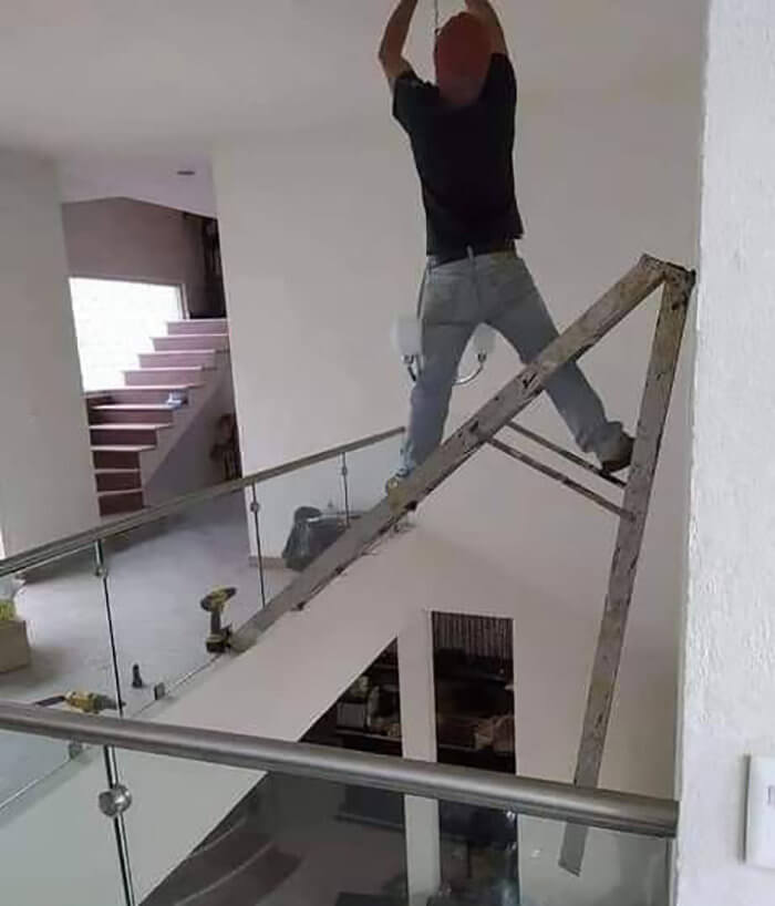 That's Not How You Use a Ladder