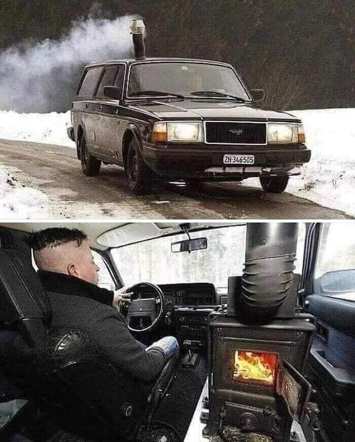 A Car With Heating