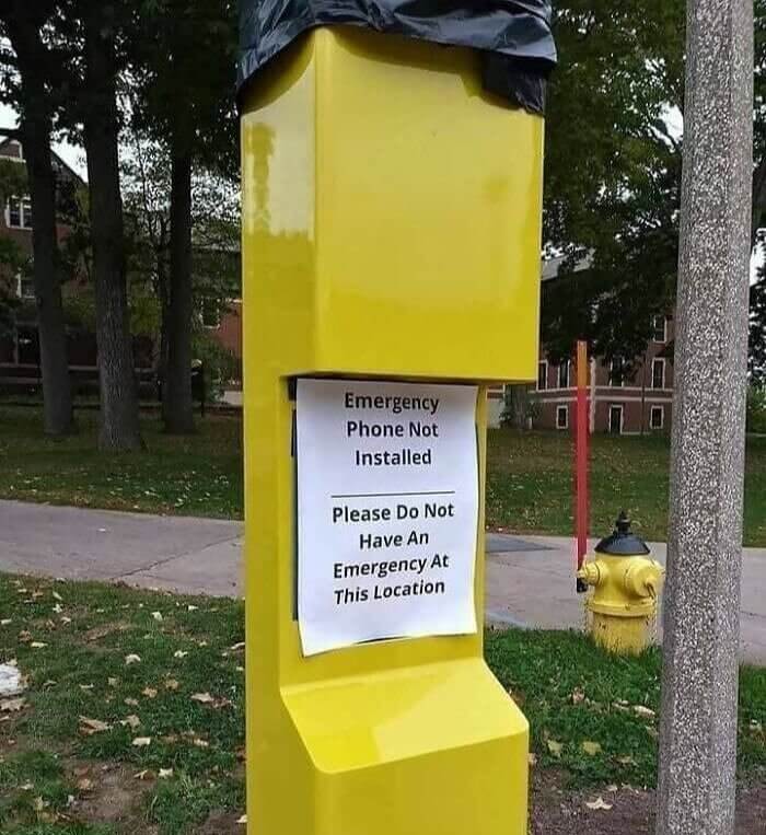 Inconvenient Place to Have an Emergency