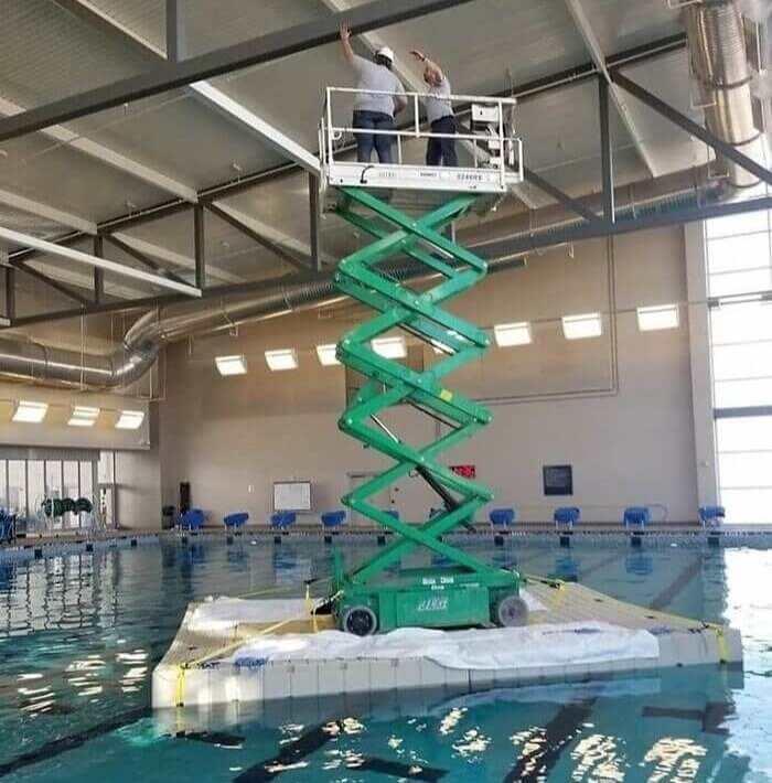 A Lift Right on Top of the Pool