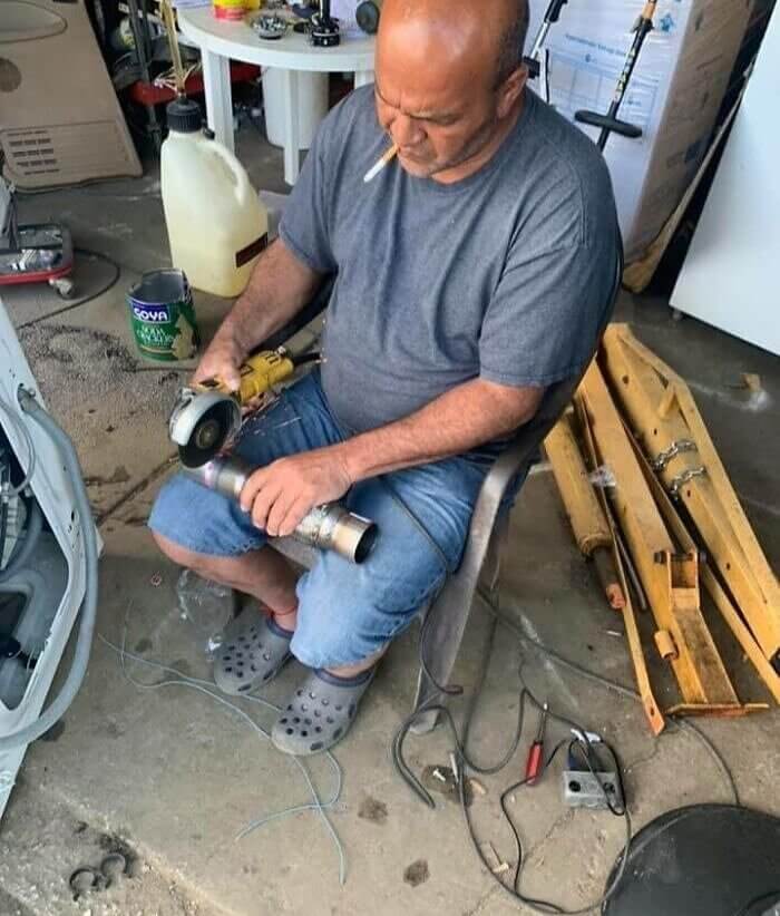 Hopefully He Only Cuts the Pipe