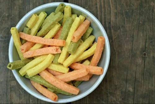 Batatas fritas de vegetais