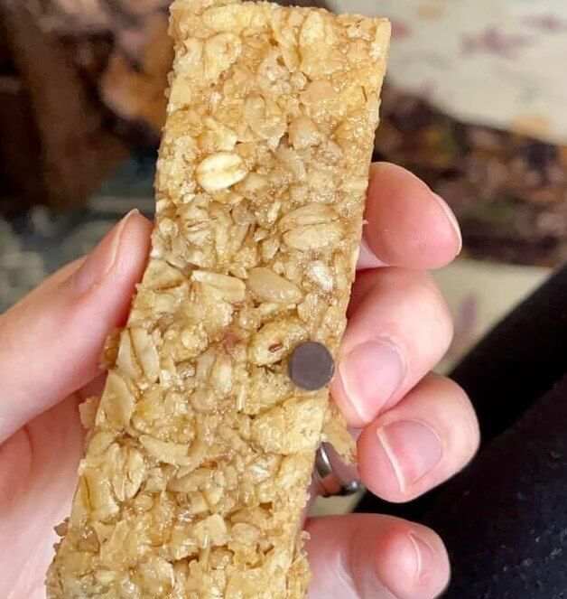 Barra de cereal com granola