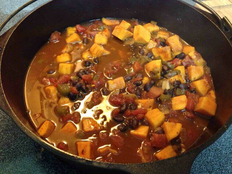 Sweet Potato (and Black Bean Chili)