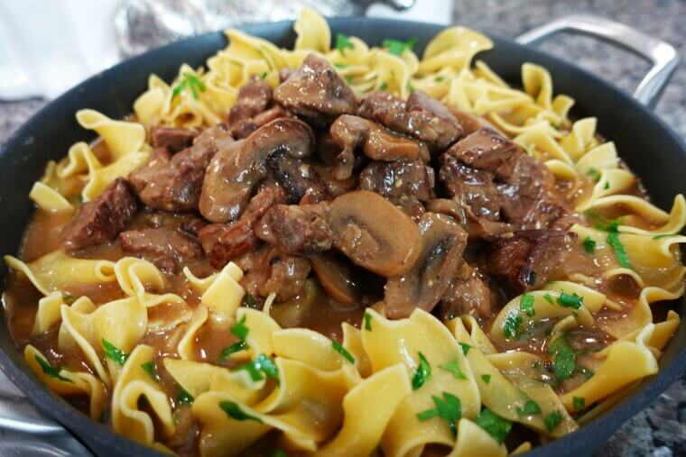 Beef Stroganoff