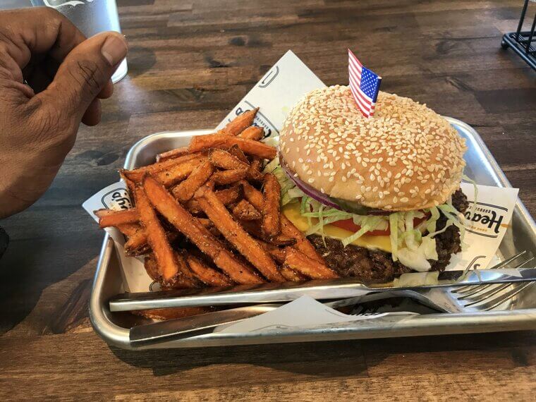 Burger and Fries