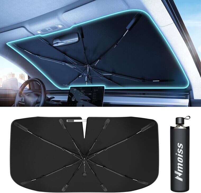 Nmoiss Sun Shade - Ultimate Car Heat Protection & Durability - Now 15% Off!