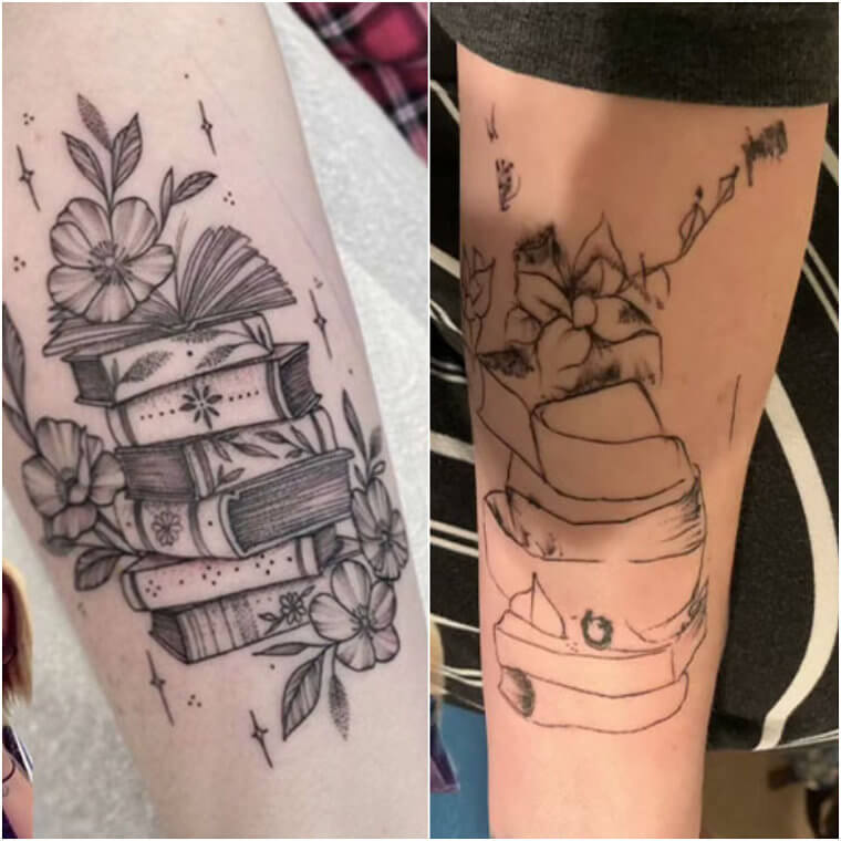 Book Lovers Deserve Book Themed Tattoos That Share That Love