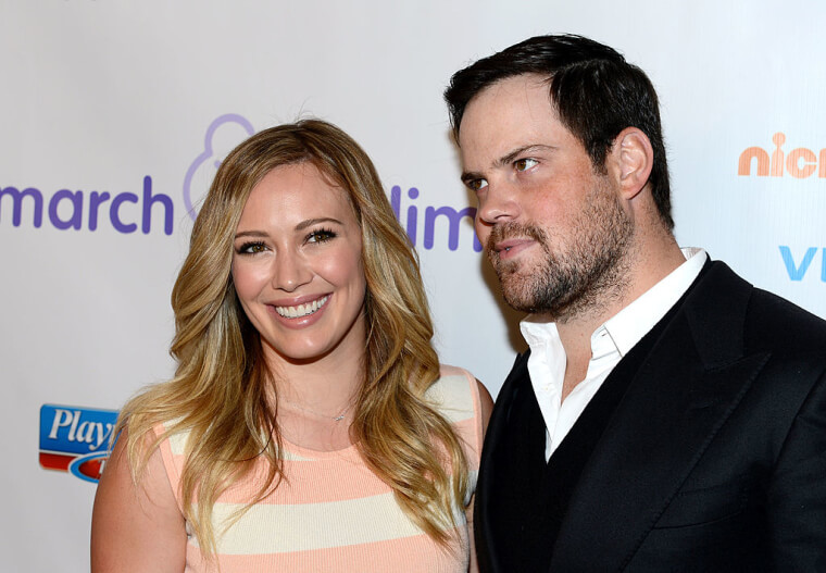 Hillary Duff And Mike Comrie