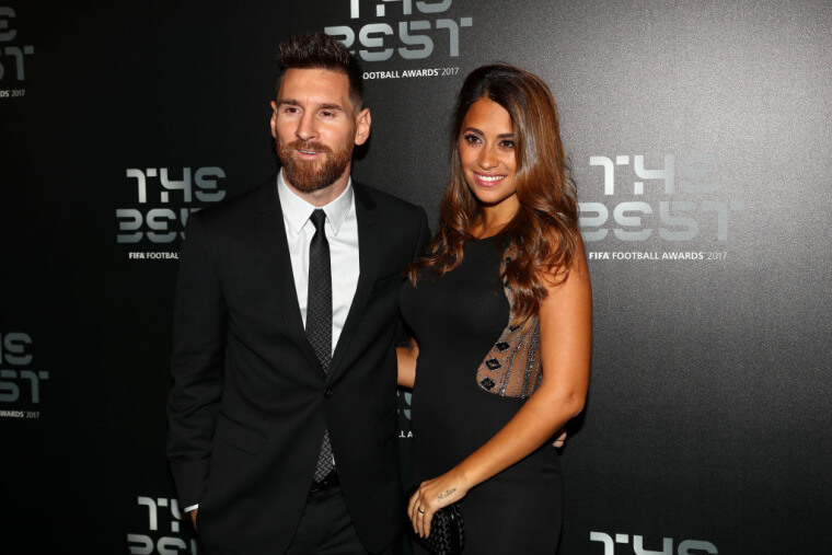 Antonella Roccuzzo And Lionel Messi