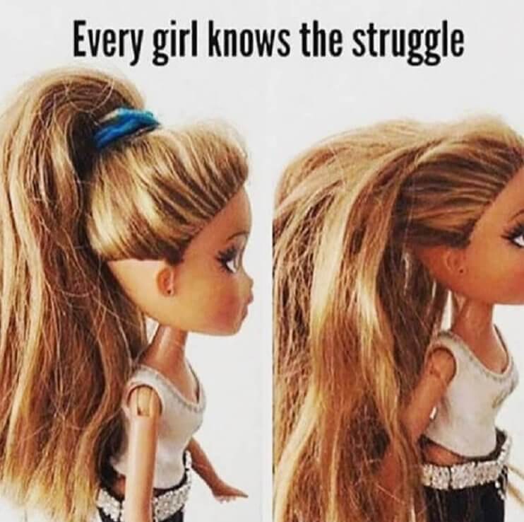 There Is No Return From A Ponytail or Bun