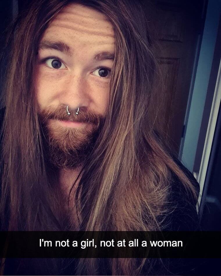 Guys With Long Hair Get Confused for Girls