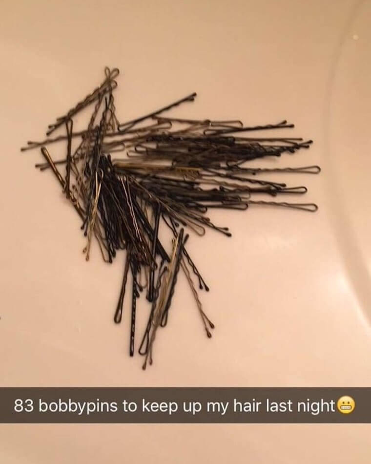 You Own Way Too Many Bobby Pins