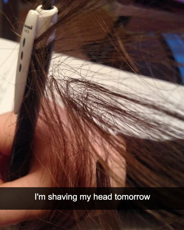 Unexpected Things Get Tangled In Your Hair