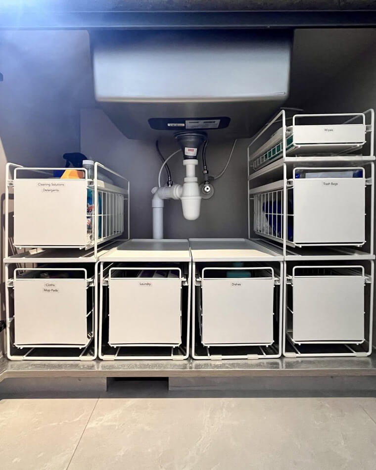 Under-Sink "Slide-Outs" to Eliminate Physical Frustration