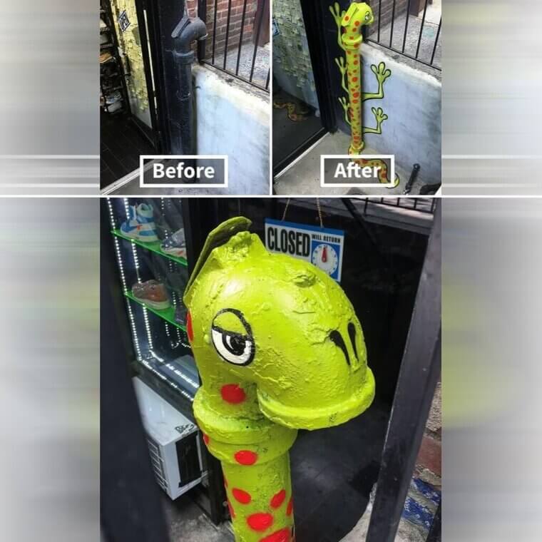 A Pipe Becomes a Lizard With Little Legs