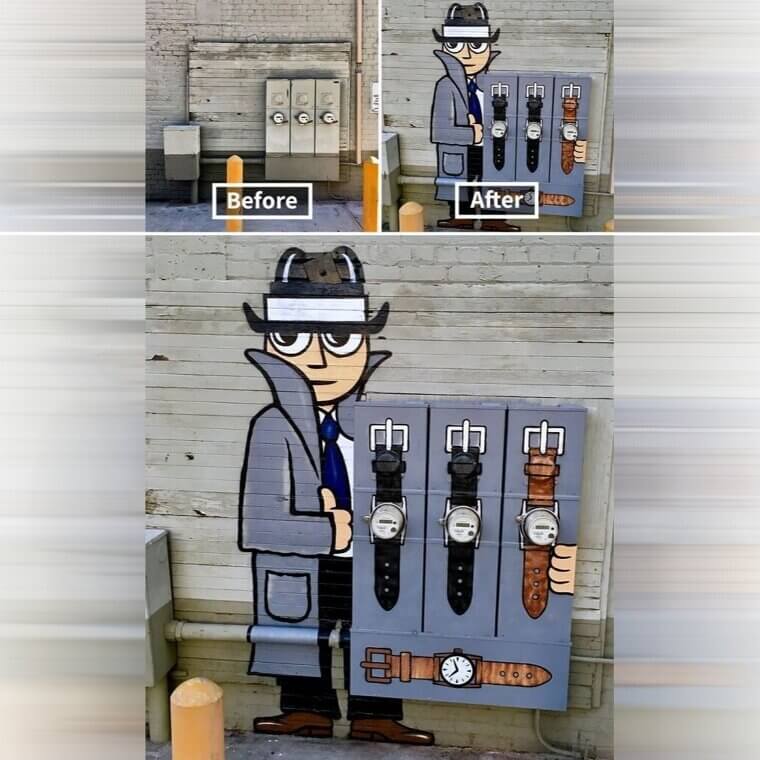 Electrical Meters That He Turned Into a Man Selling Some Watches