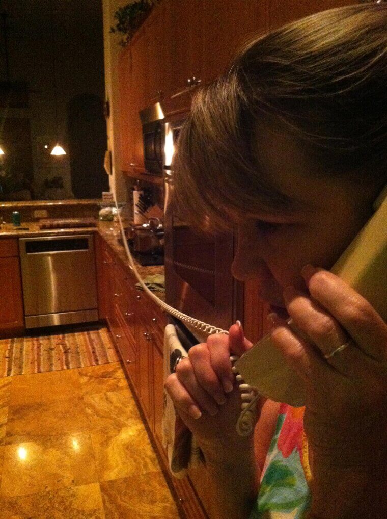 Telephone Cord Twirling: The Physicality of Long Conversations