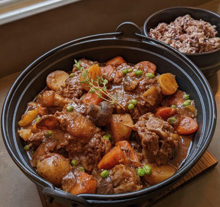 Braised Oxtail or Pot Roast Southern-Style