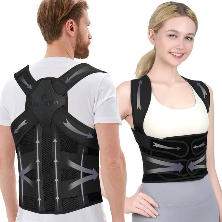 Posture Corrector Brace for Pain Relief & Support - - Enjoy 10% Off!