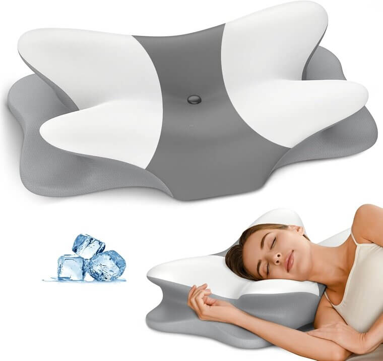 Cervical Neck Pillow - Ergonomic Support for All Sleepers - Don’t Miss the 43% Discount!