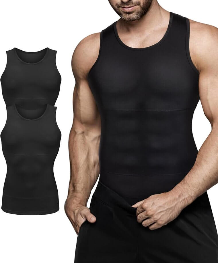 Men's Slimming Compression Vest - Boost Confidence & Sculpt Your Body - Now 10% Off!