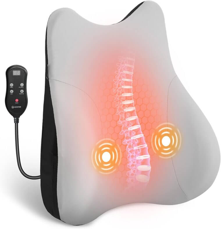 COMFIER Lumbar Pillow - Perfect Back Support for Office & Car - Enjoy 33% Off!