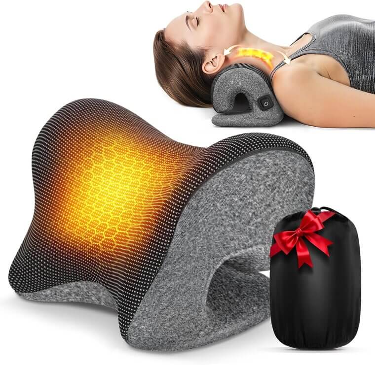 Graphene Neck Stretcher for Pain Relief & Instant Heat - - 35% Off!