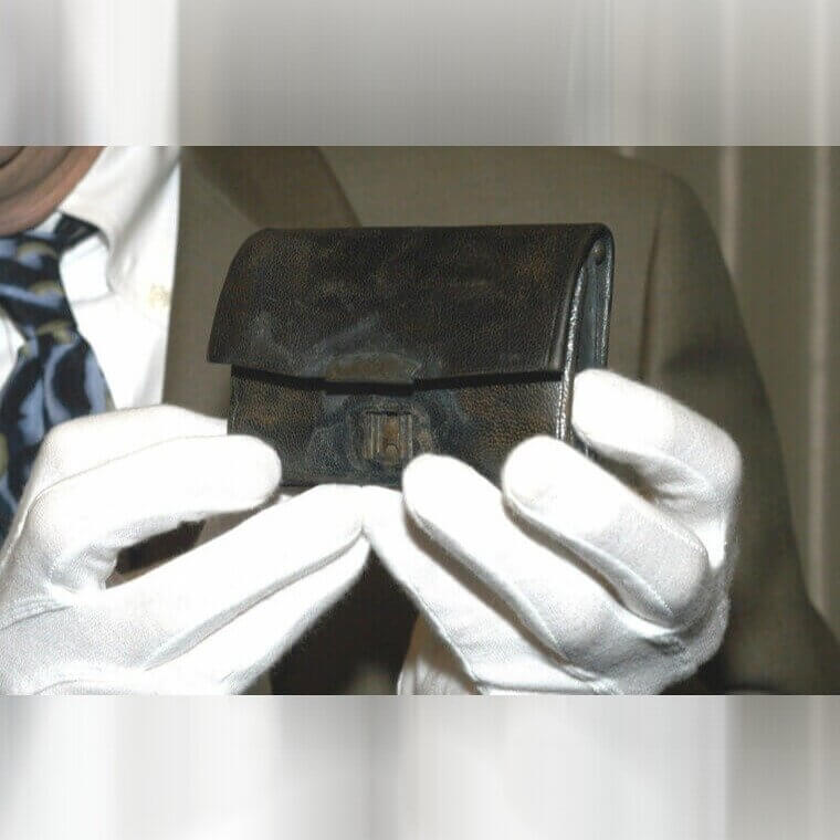 A Woman's Handbag Made of Leather