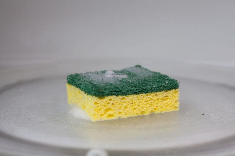Disinfect kitchen sponge