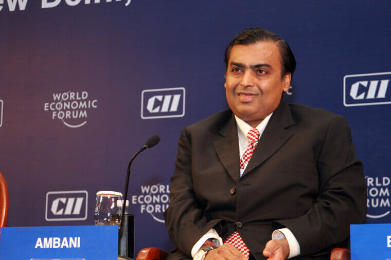 Mukesh Ambani: $90B+