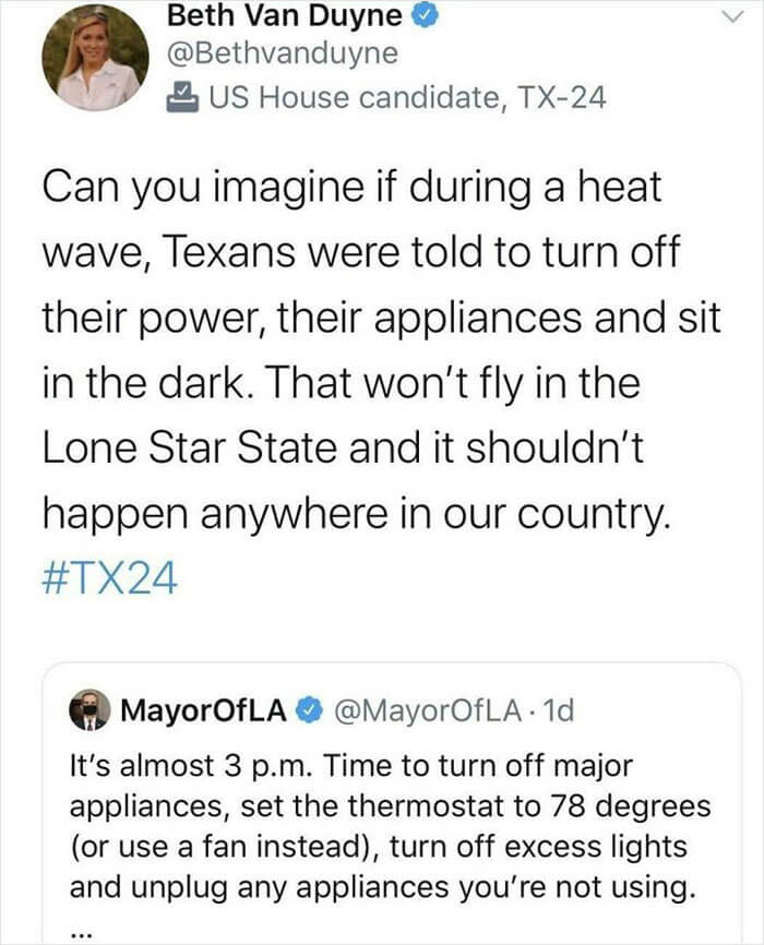 Texas Would Never in a Million Years