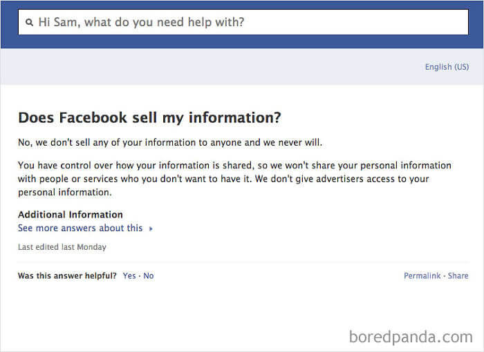 Facebook's Fake Promise