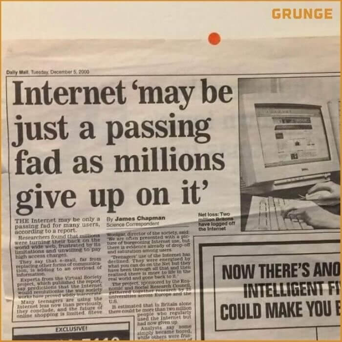 The Internet Proved Them Wrong