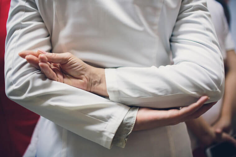 They Hold Their Hands Behind Their Back