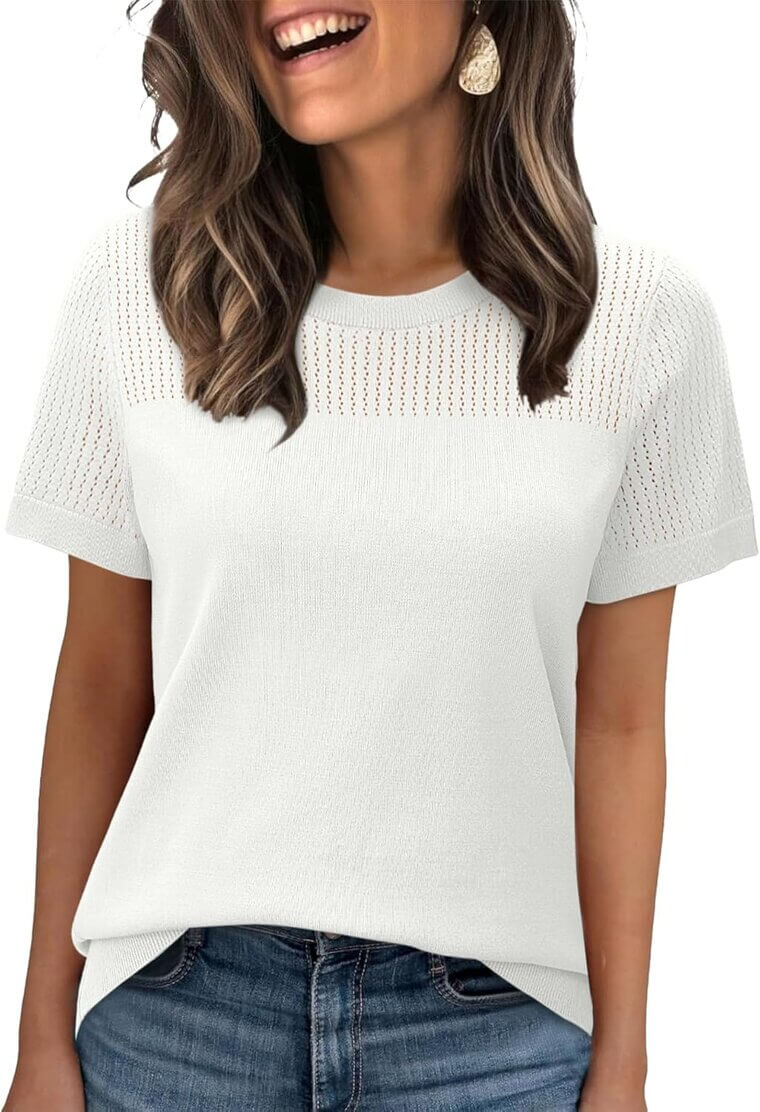 WIHOLL Women's Knit Top - Perfect for Work and Play - Now 35% Off!