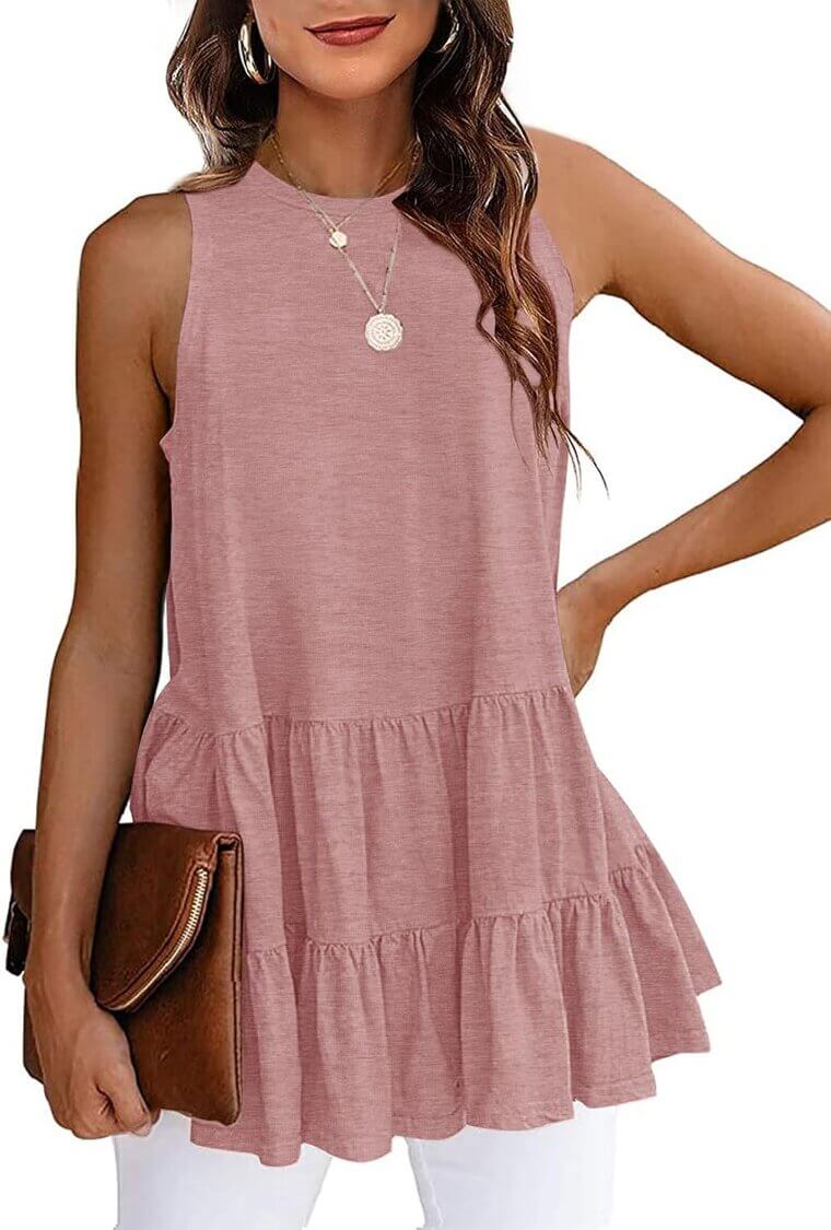 HAEOF Peplum Babydoll Tops - Perfect for Summer Style - Now 35% Off!