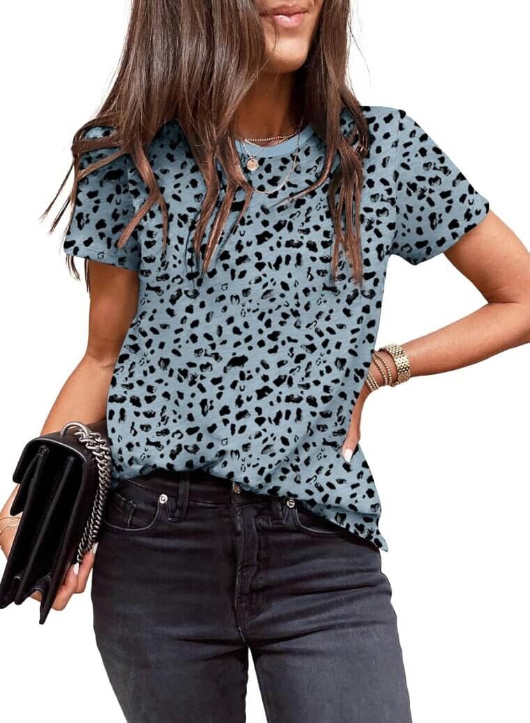 EVALESS Polka Dot Tee - Perfect for Spring!