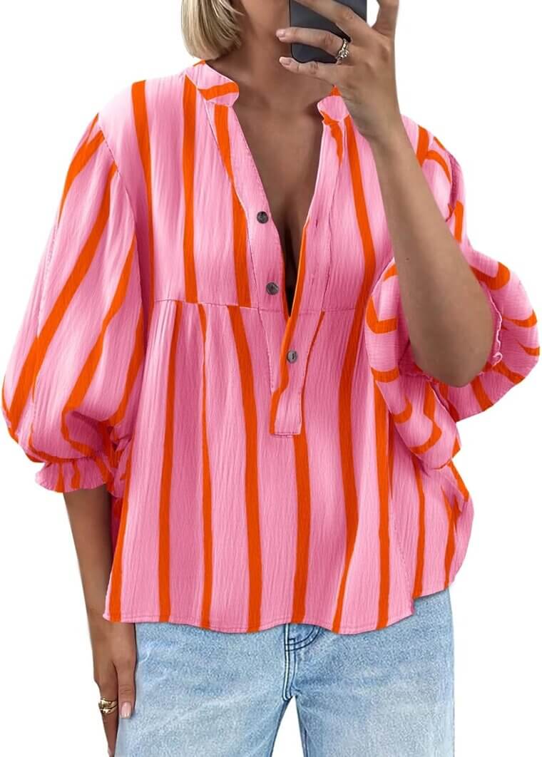 Tankaneo Babydoll Blouse - Cute, Comfy Style for Any Occasion! - Now 10% Off!