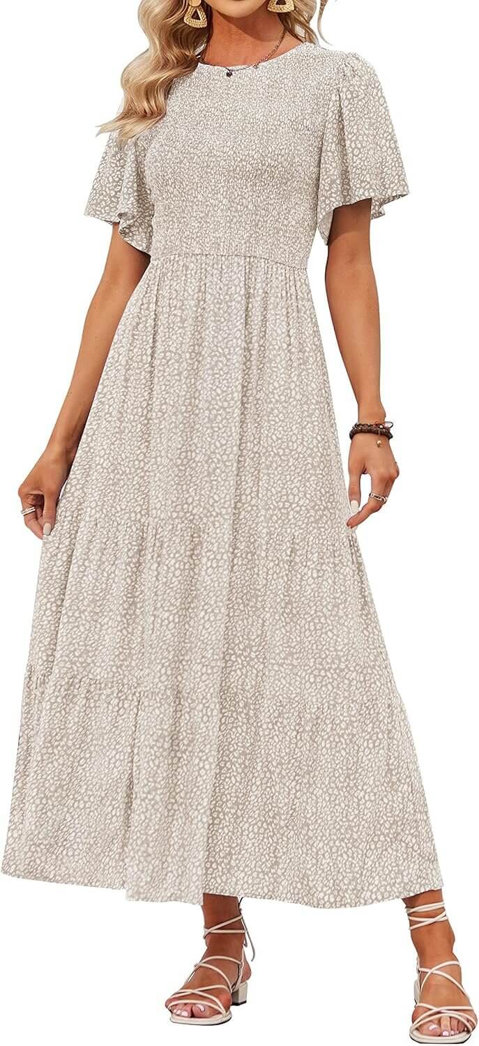 ZESICA Floral Maxi Dress - Perfect for Summer & Back-to-School! - Now 7% Off!