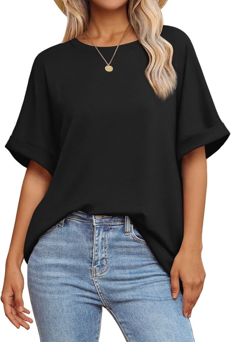 ATHMILE Oversized T-Shirts - Perfect for Summer Fun and Comfort - 55% Off!