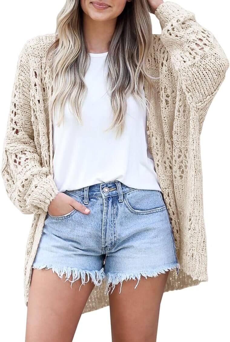 Ermonn Crochet Cardigan - Perfect Boho Style for Fall! - Now 22% Off!