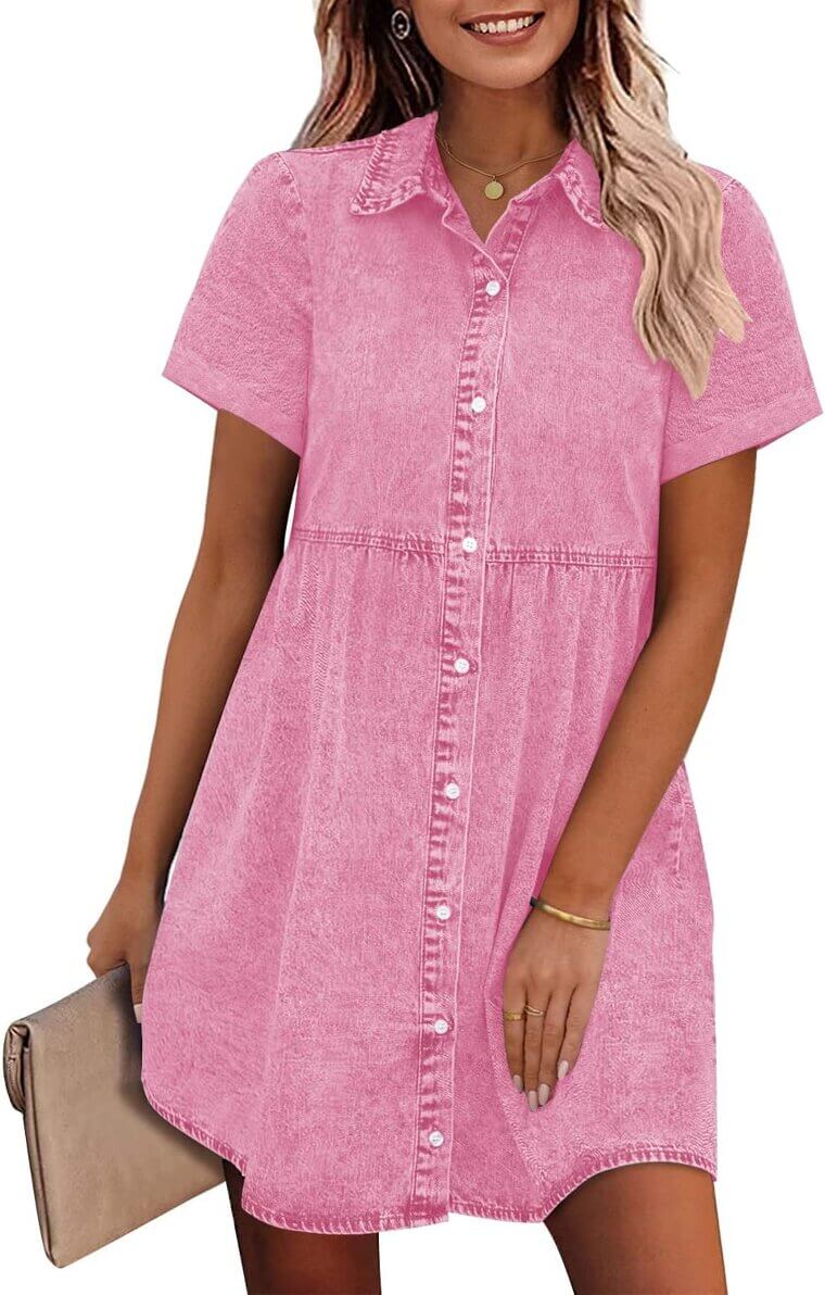 GRAPENT Denim Dress - Stylish Comfort for Every Occasion