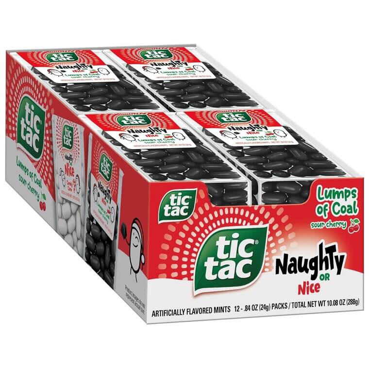 Tic Tac Coal Sour Cherry Mints - Festive Flavor in Every Bite