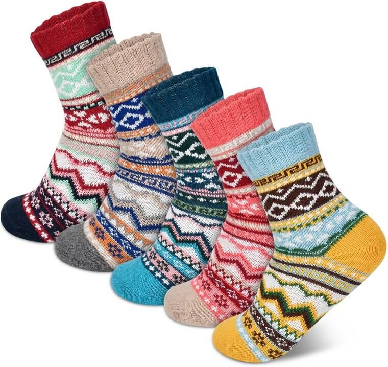 Winter Crew Socks Gift Set - Cozy Holiday Essentials