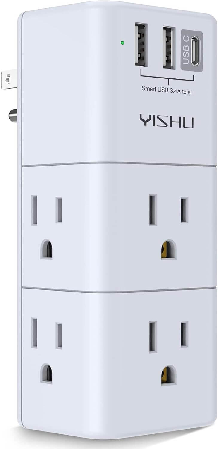 USB Outlet Extender - Power Up Your Space Effortlessly - Now 37% Off!
