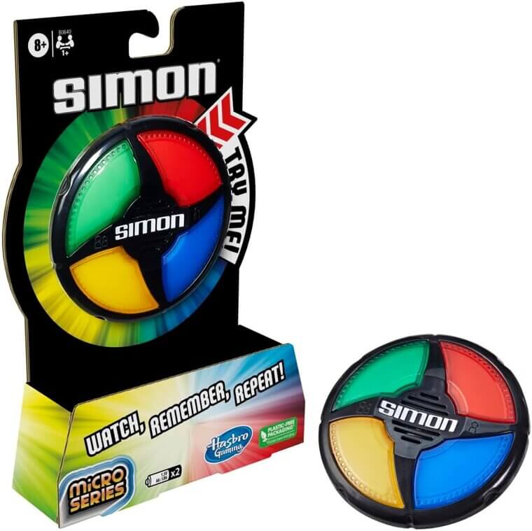 Simon Micro Series Game - Classic Fun in a Compact Size - Enjoy 18% Off!