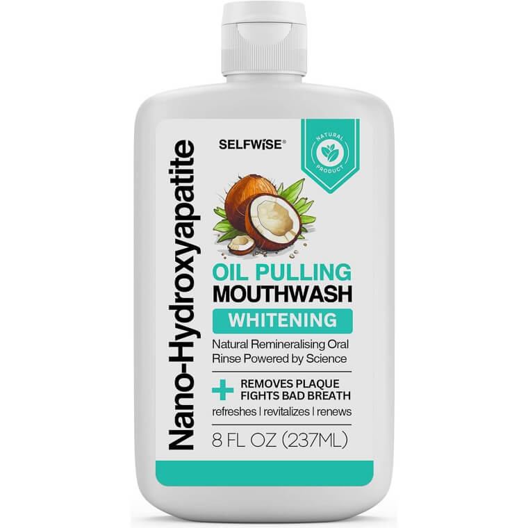 Nano-Hydroxyapatite Mouthwash - Whitens & Strengthens!