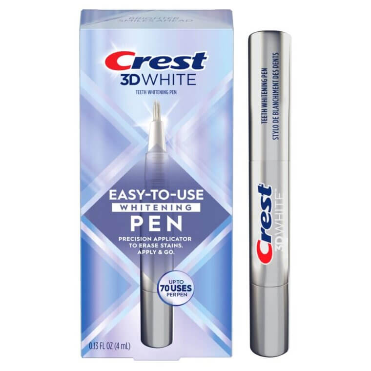 Crest 3DWhite Whitening Pen - Quick, Easy Teeth Brightening - Enjoy 13% Off!