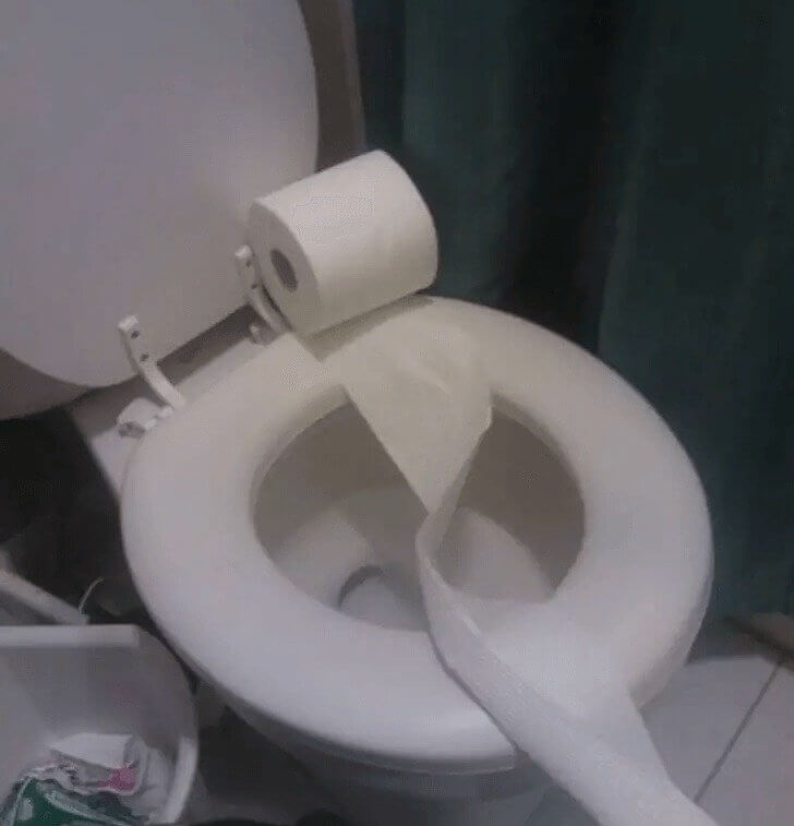 Soggy Toilet Paper Would've Been Unfortunate